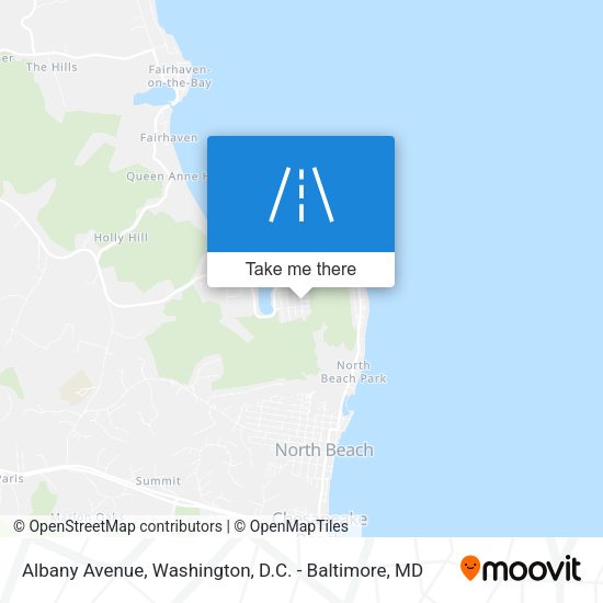 Albany Avenue map