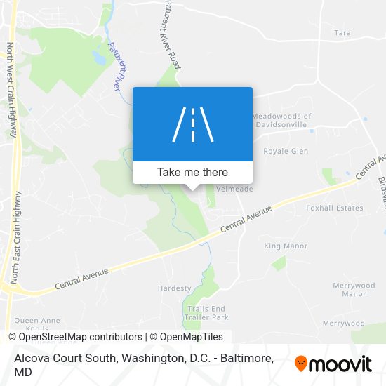 Alcova Court South map