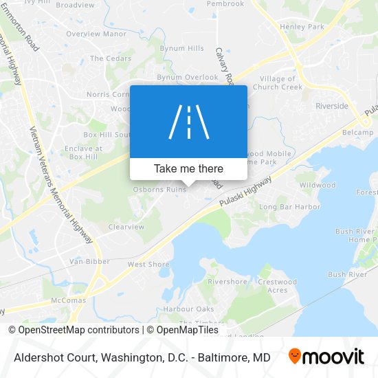 Aldershot Court map