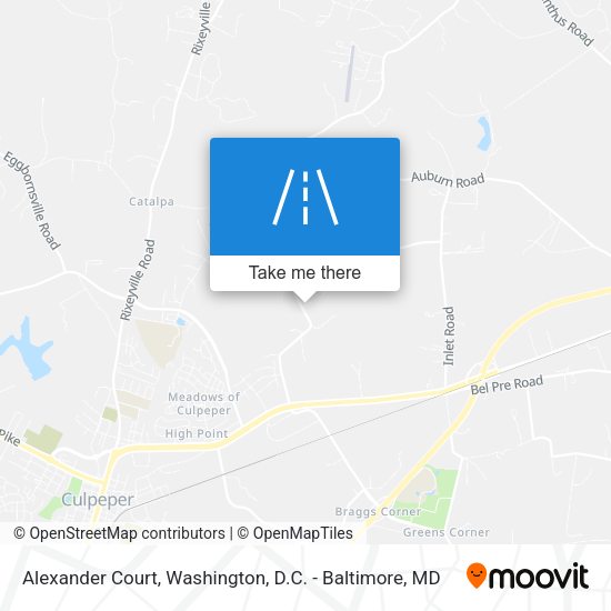 Alexander Court map