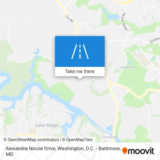 Mapa de Alexandra Nicole Drive