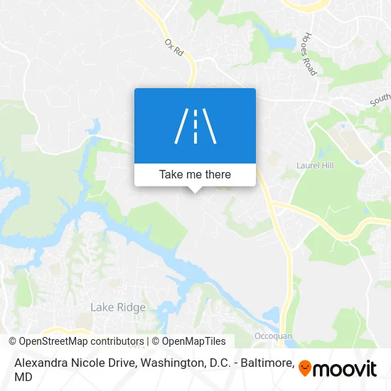 Alexandra Nicole Drive map