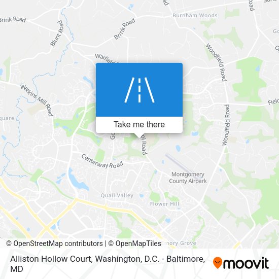 Alliston Hollow Court map