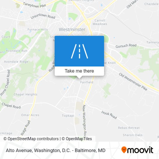 Alto Avenue map