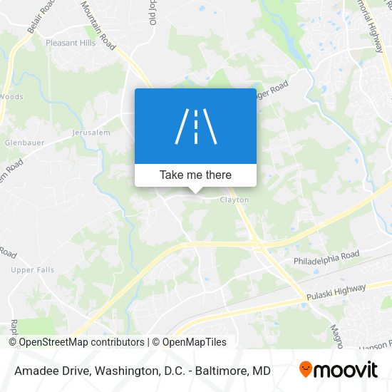 Mapa de Amadee Drive