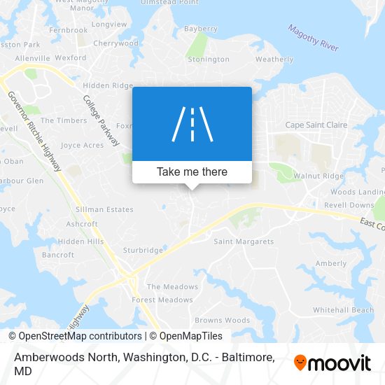 Mapa de Amberwoods North