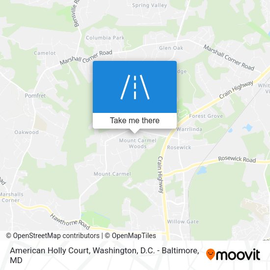 Mapa de American Holly Court