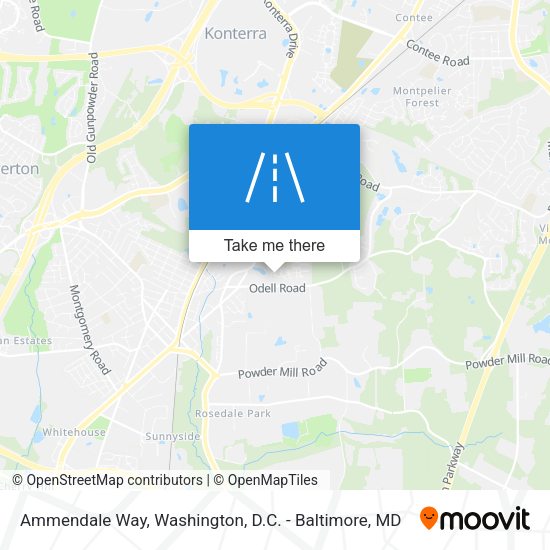 Mapa de Ammendale Way