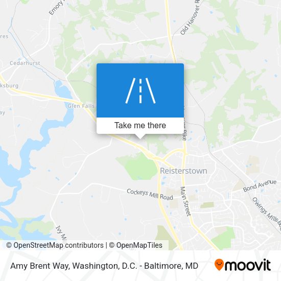 Amy Brent Way map