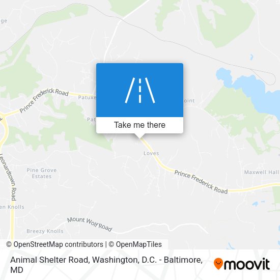 Mapa de Animal Shelter Road