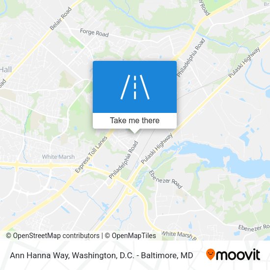 Ann Hanna Way map
