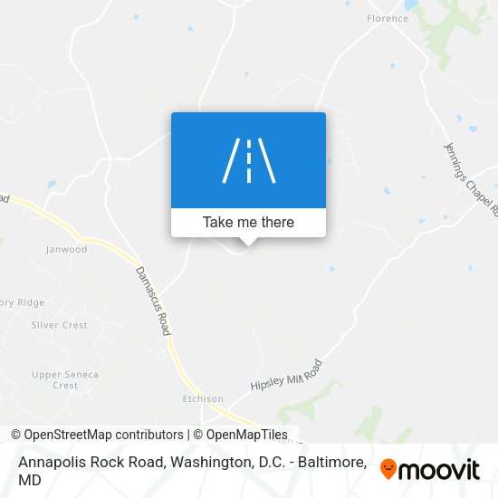 Mapa de Annapolis Rock Road