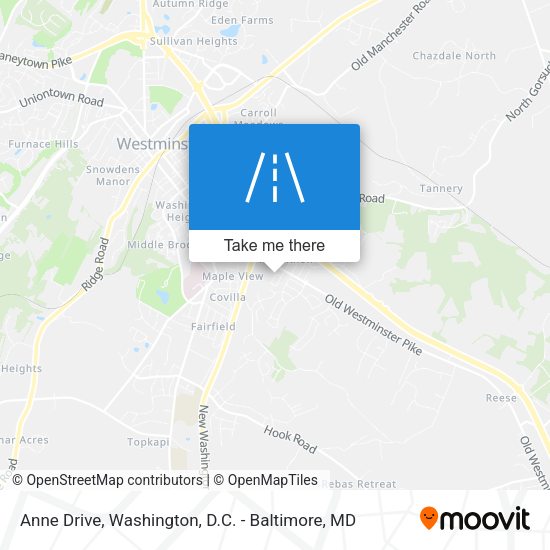Anne Drive map