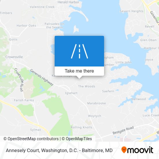 Annesely Court map