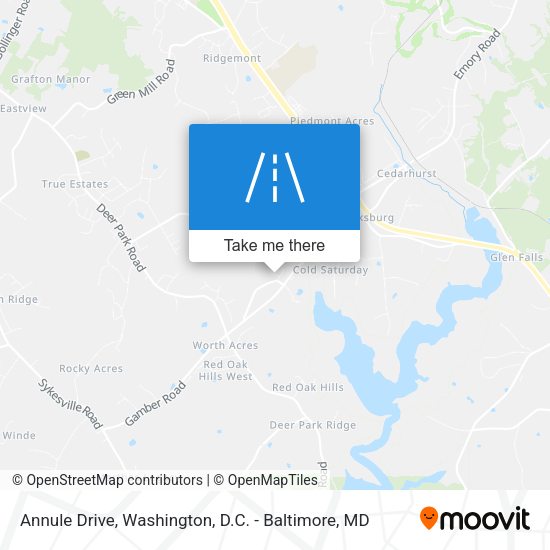 Annule Drive map
