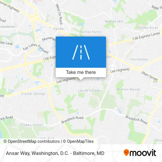 Ansar Way map