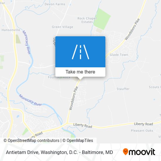 Antietam Drive map