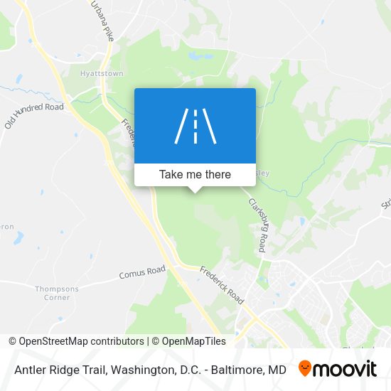 Antler Ridge Trail map