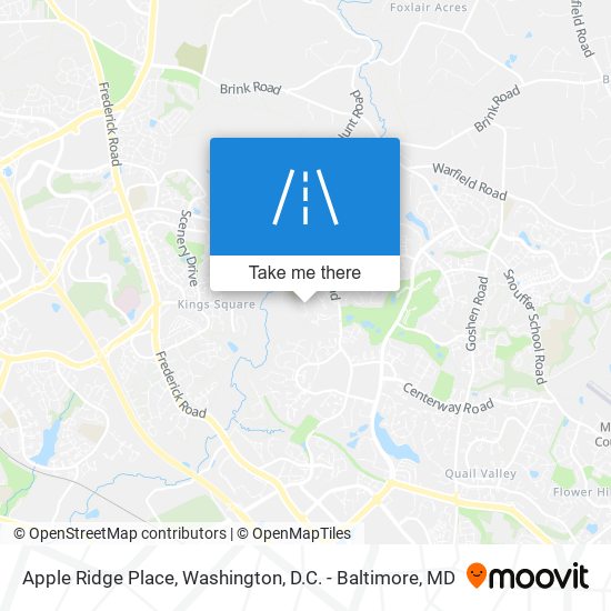 Apple Ridge Place map