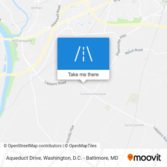 Aqueduct Drive map