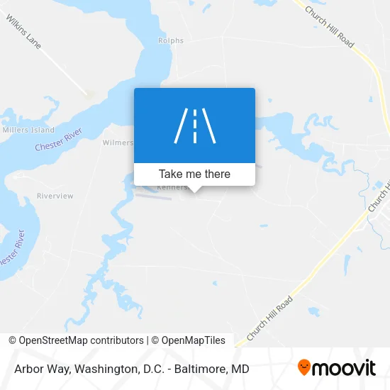 Arbor Way map