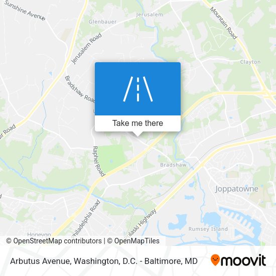 Arbutus Avenue map