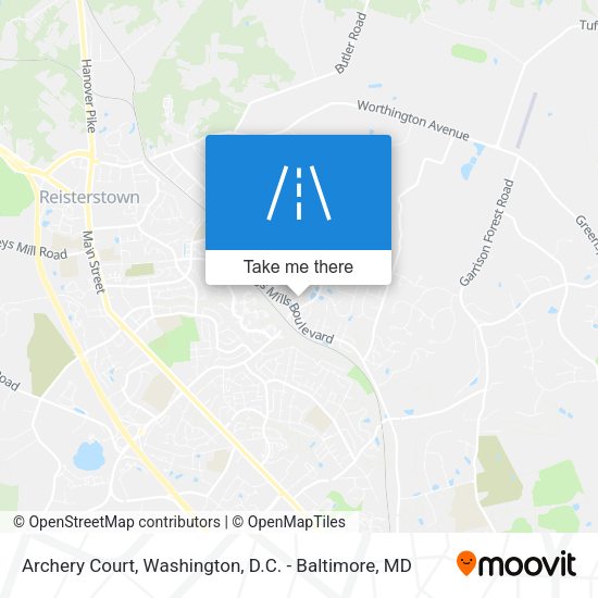 Archery Court map