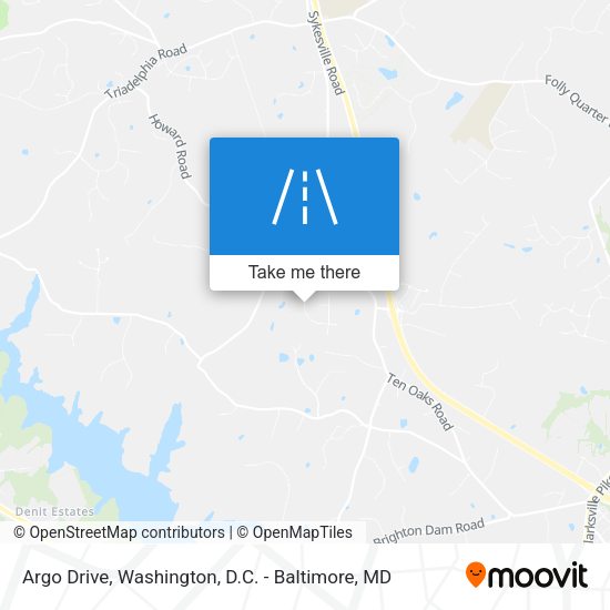 Argo Drive map