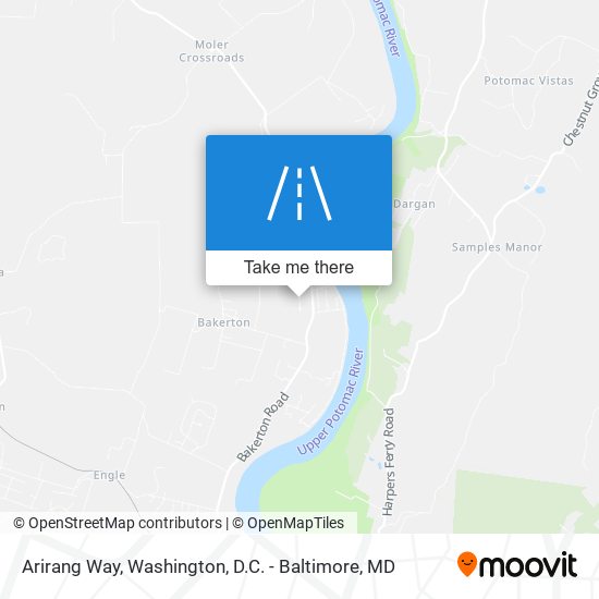 Arirang Way map