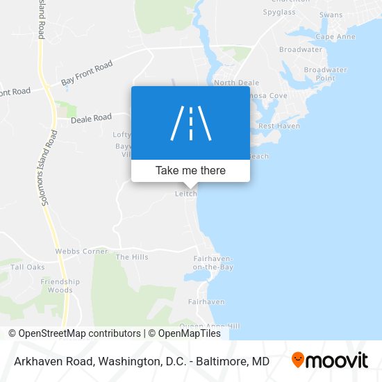 Mapa de Arkhaven Road
