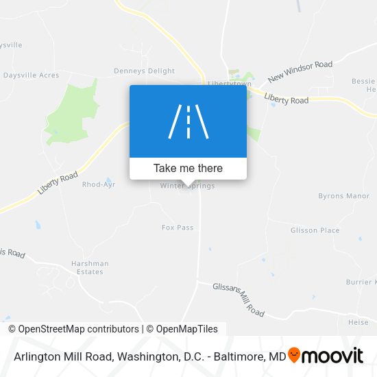 Mapa de Arlington Mill Road