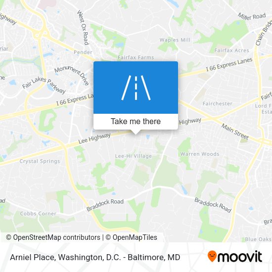 Arniel Place map
