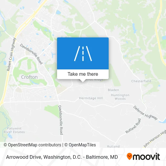 Arrowood Drive map