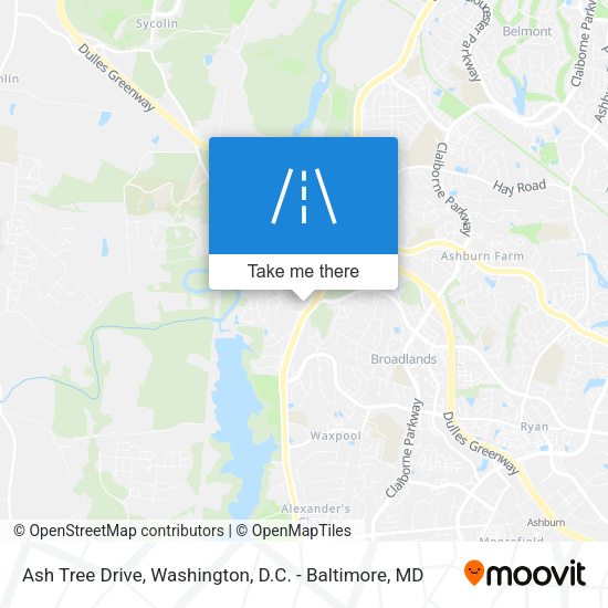 Mapa de Ash Tree Drive