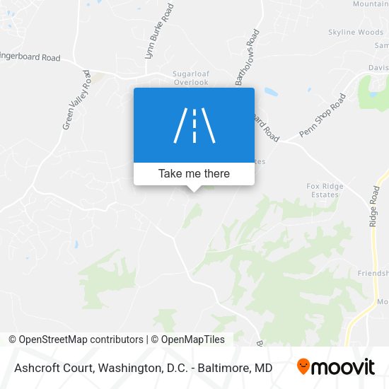Ashcroft Court map