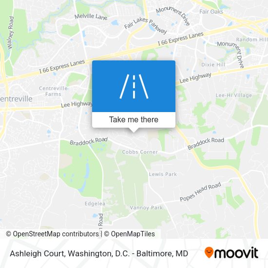 Mapa de Ashleigh Court