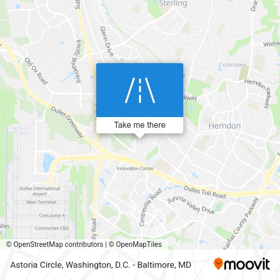 Mapa de Astoria Circle