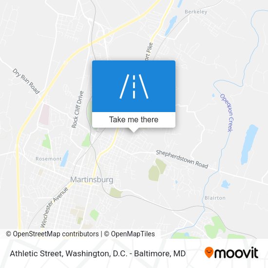 Athletic Street map