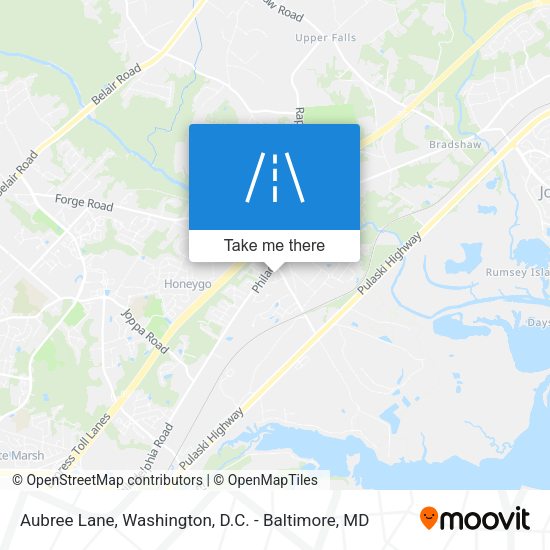 Aubree Lane map