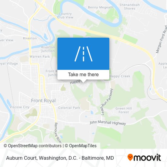 Auburn Court map