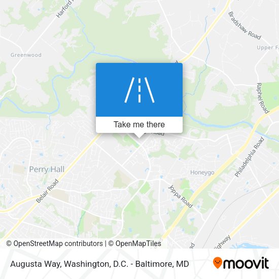 Augusta Way map