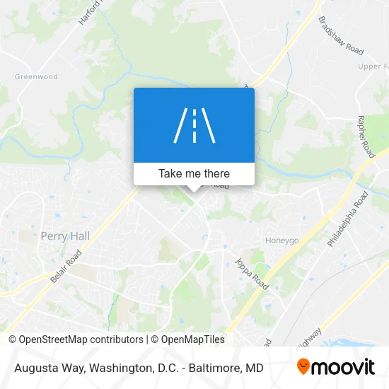 Augusta Way map