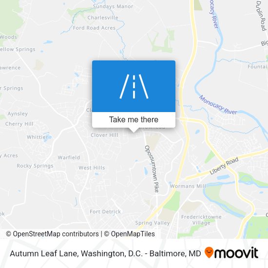 Mapa de Autumn Leaf Lane