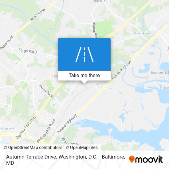 Mapa de Autumn Terrace Drive