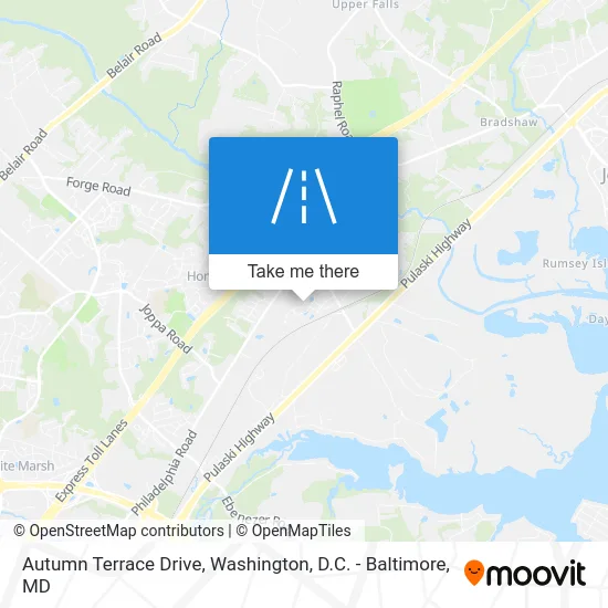 Autumn Terrace Drive map