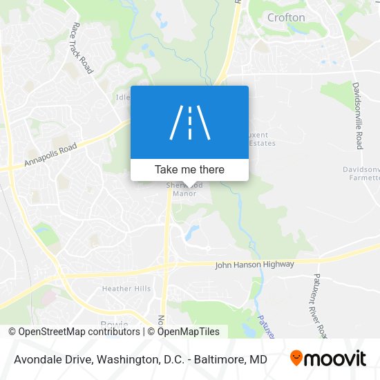 Avondale Drive map