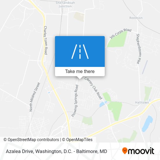 Azalea Drive map