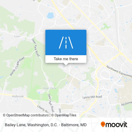 Bailey Lane map