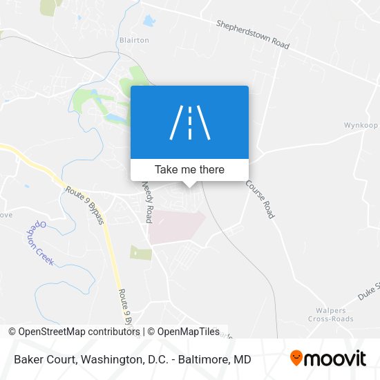 Mapa de Baker Court