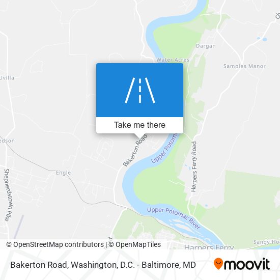 Bakerton Road map